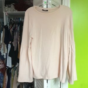 Bell sleeve sweater